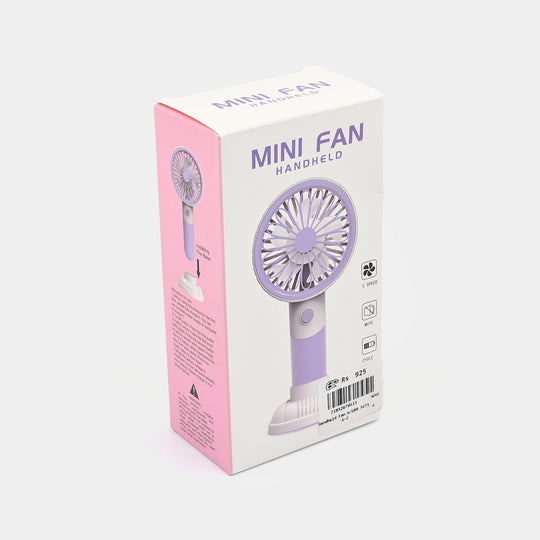Portable Rechargeable Small Handheld Fan with Night Light and USB Charging
