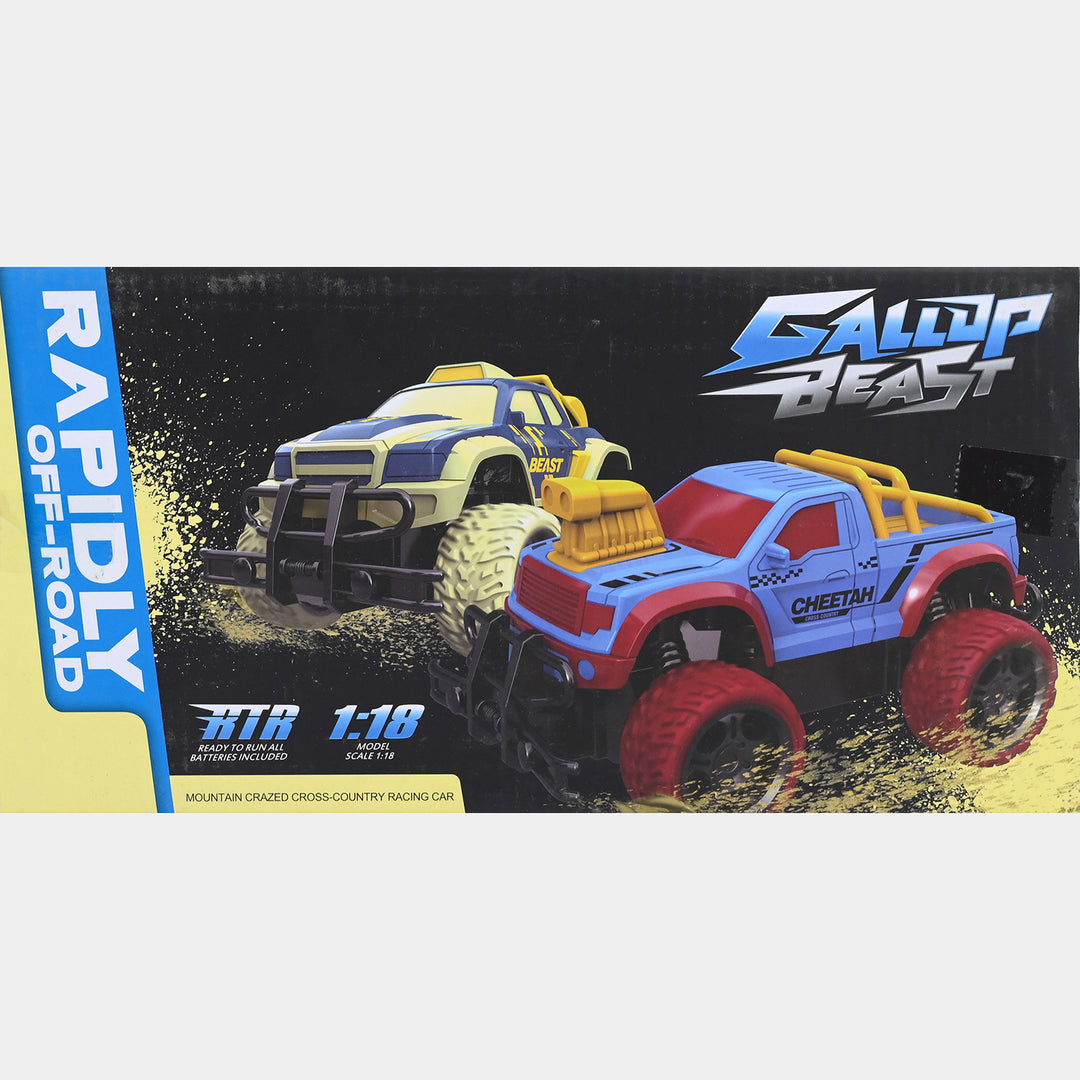 Rapidly Off-Road 1:18 Scale RC Monster Truck
