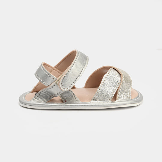 Infant Girls Shoes 222-13-SILVER