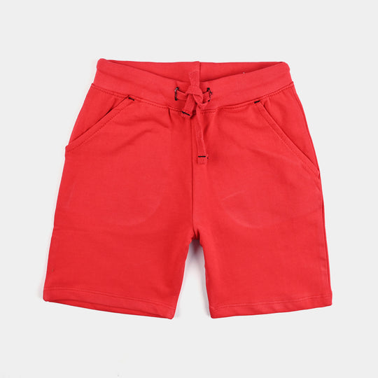Boys Jersey/Terry Basic Short-H.R Red