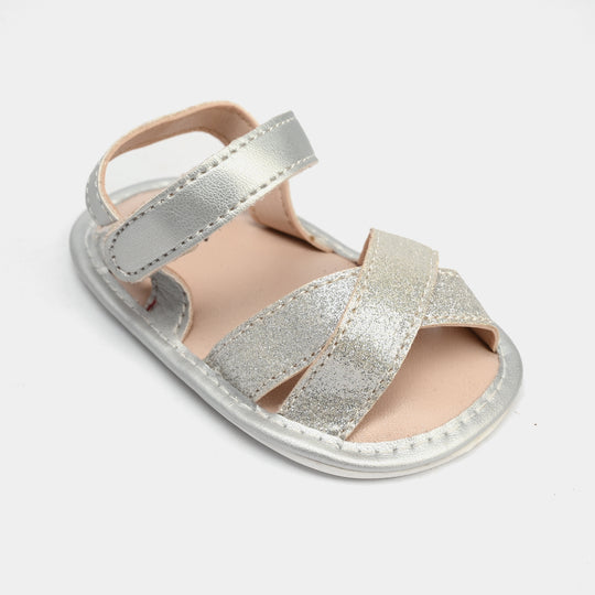 Infant Girls Shoes 222-13-SILVER