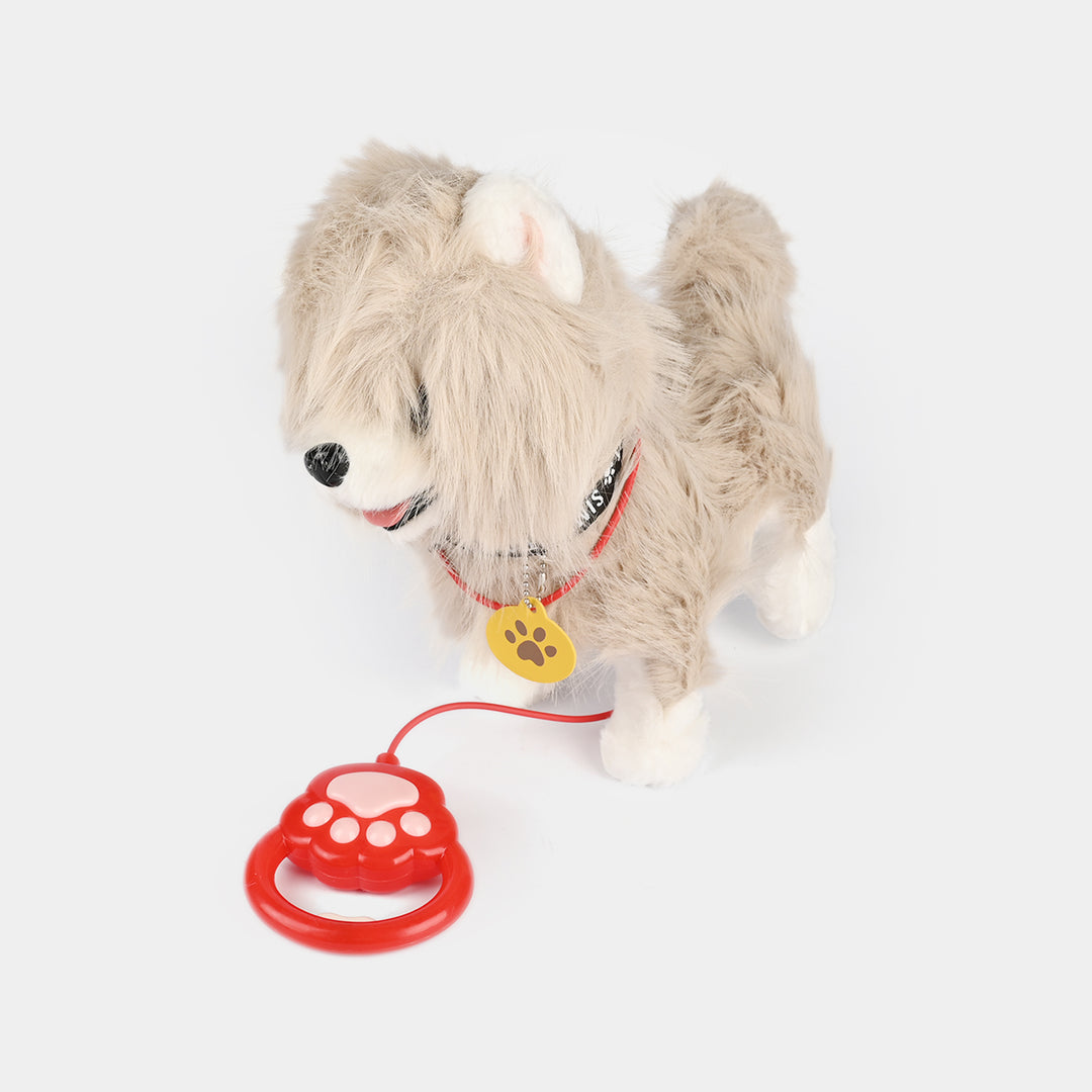 Interactive Plush Puppy Toy with Remote