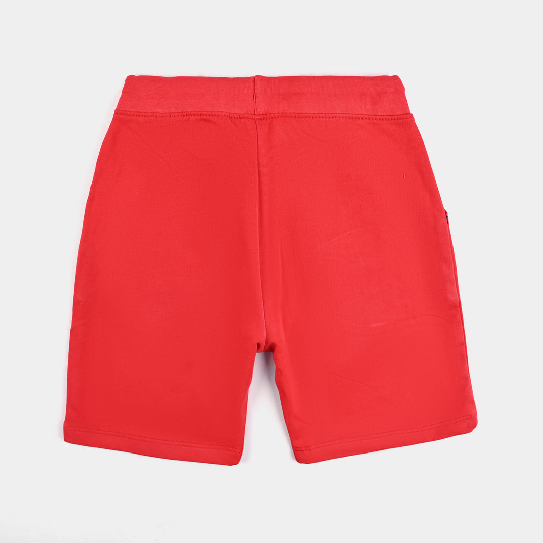 Boys Jersey/Terry Basic Short-H.R Red