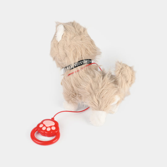 Interactive Plush Puppy Toy with Remote