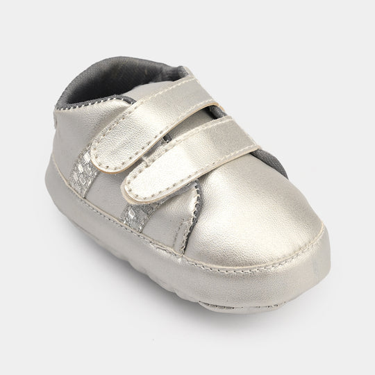Infant Girls Shoes 222-4-SILVER