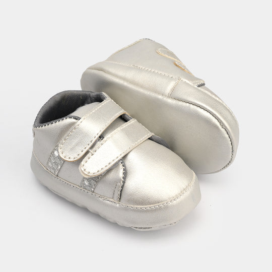 Infant Girls Shoes 222-4-SILVER