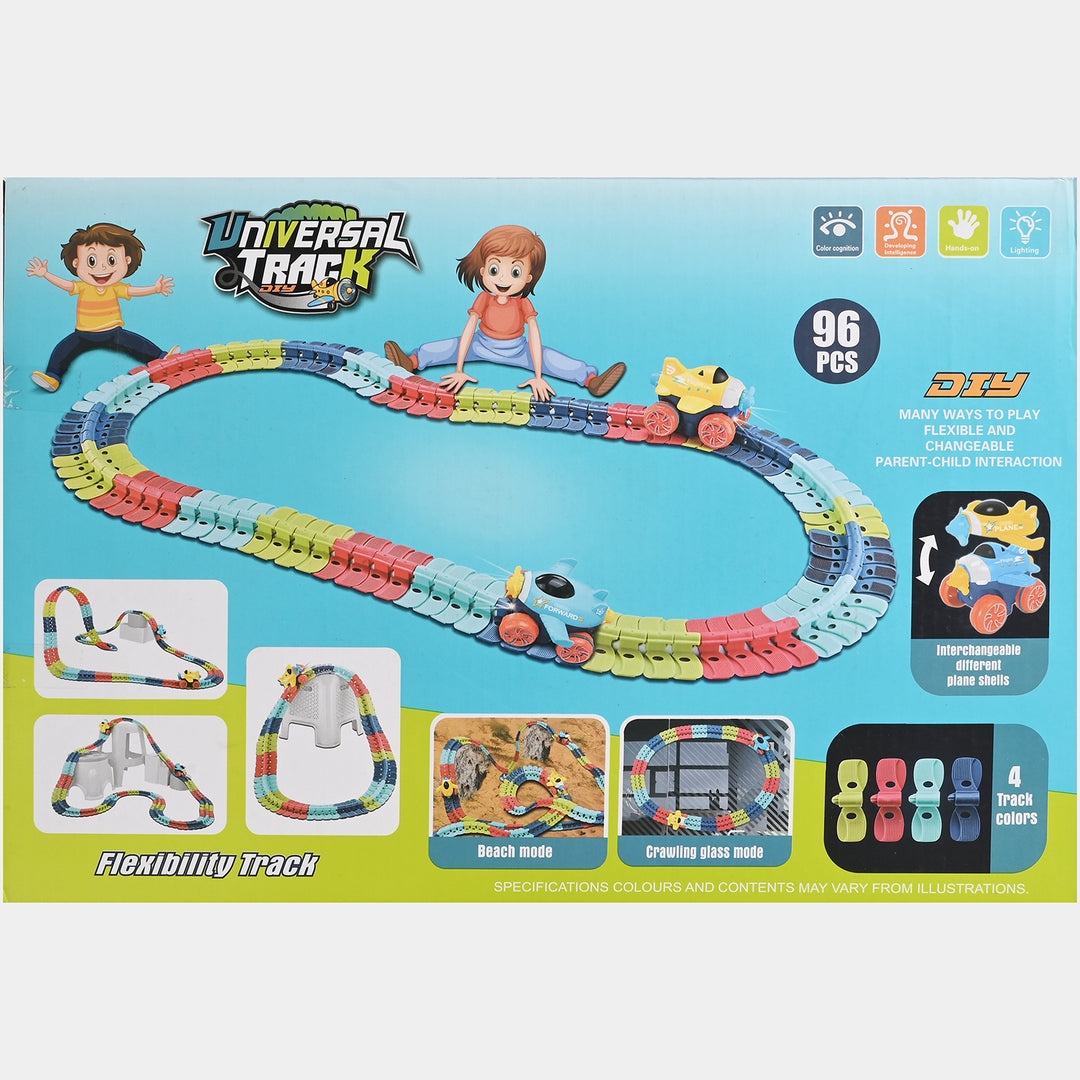UNIVERSAL TRACK PUZZLE ROLLER COASTER TOY