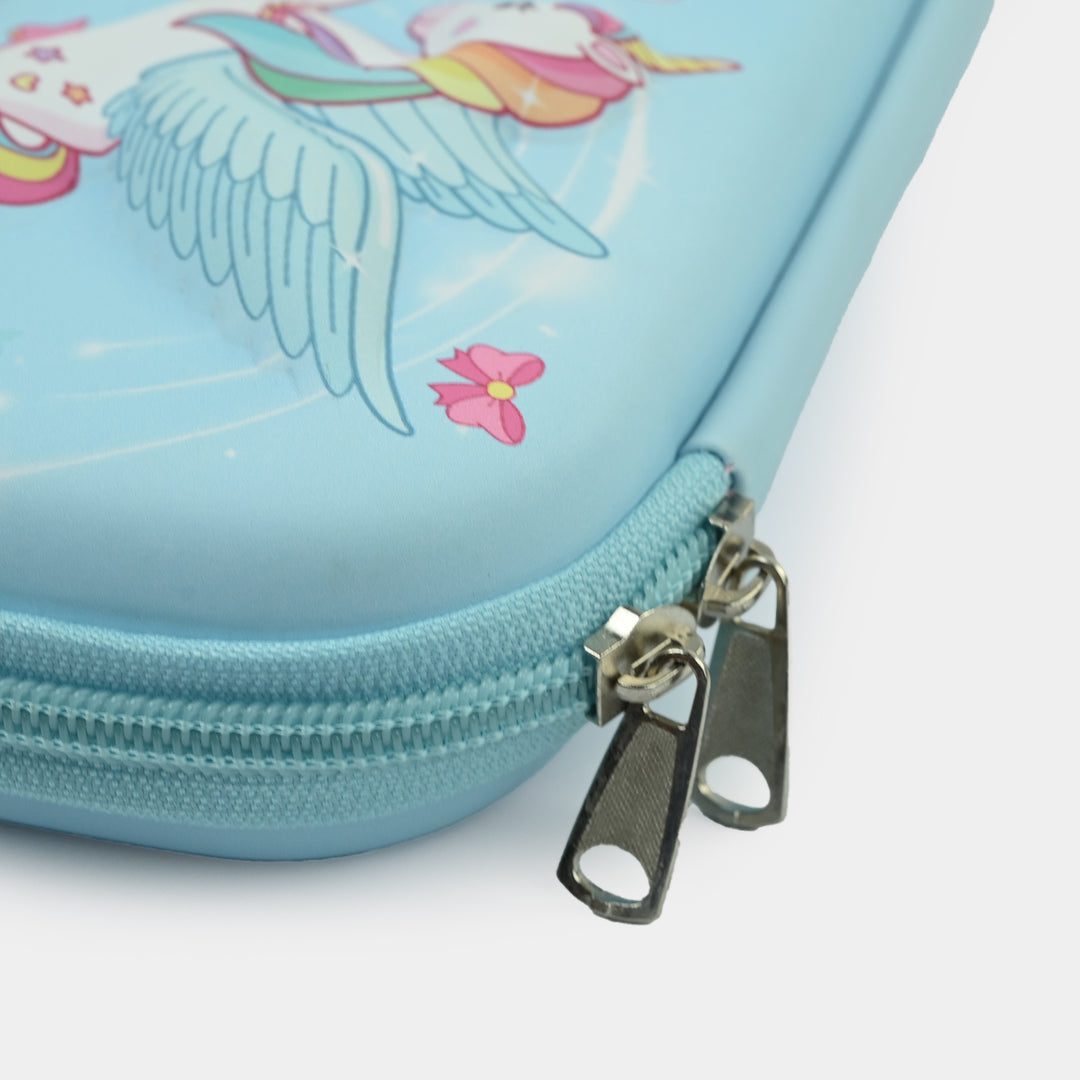 Stationery Pencil Pouch with Built-in Calculator