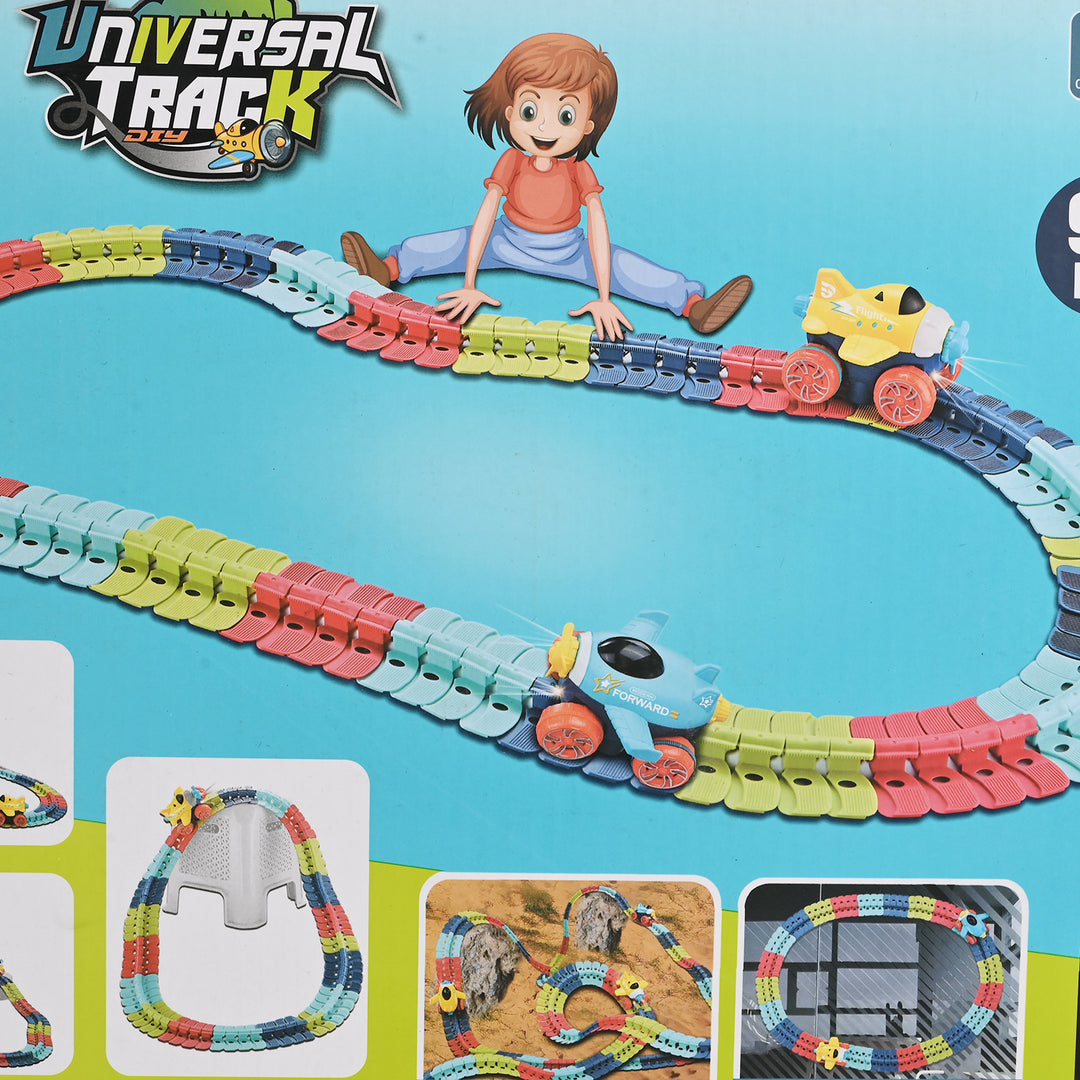 UNIVERSAL TRACK PUZZLE ROLLER COASTER TOY