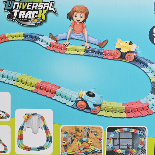 UNIVERSAL TRACK PUZZLE ROLLER COASTER TOY