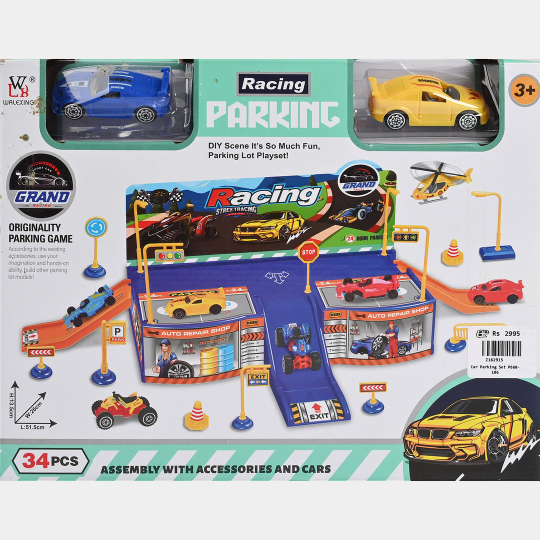DIY Parking Lot Playset For Kids