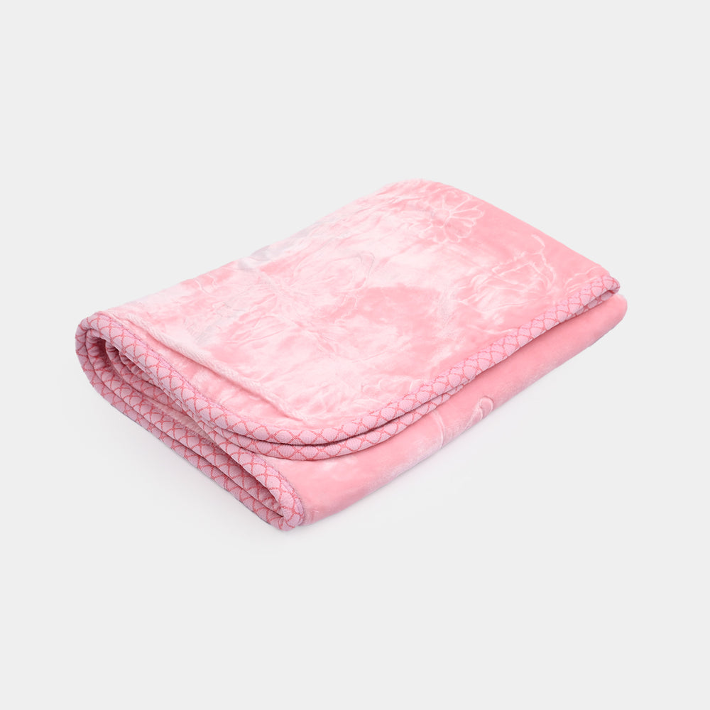 Butterfly & Flower Baby Blanket | 100x130