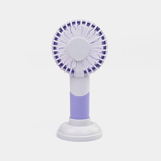 Portable Rechargeable Small Handheld Fan with Night Light and USB Charging