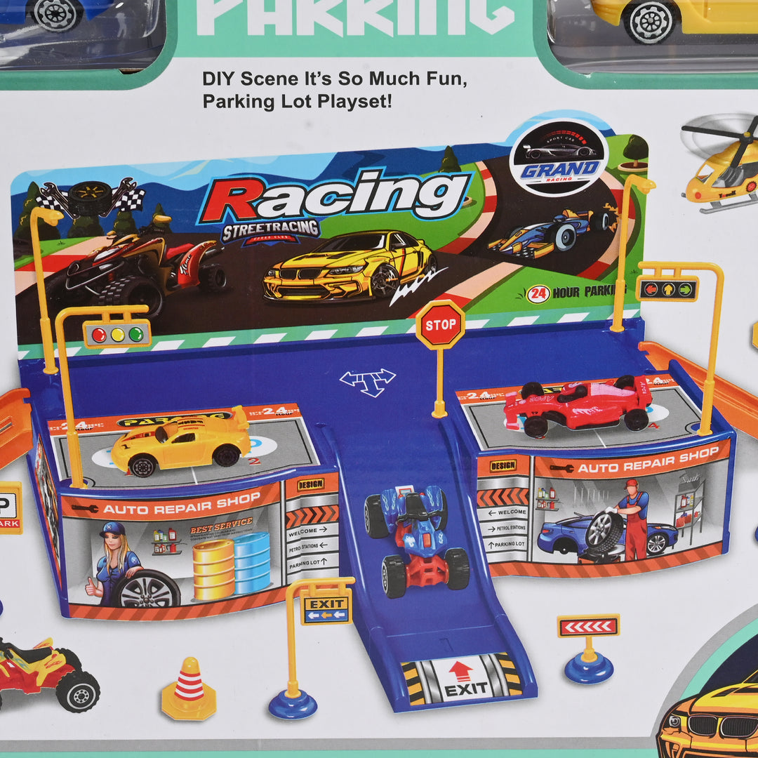 DIY Parking Lot Playset For Kids