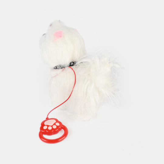 Interactive Plush Puppy Toy with Remote