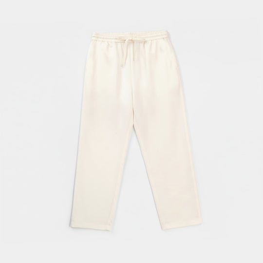 Infant Boys Cotton Pajama Basic-White