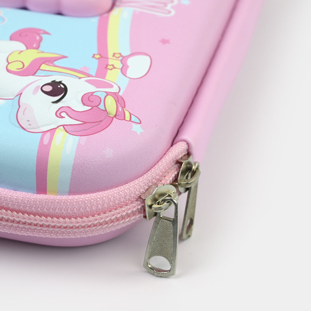 Stationery Pencil Pouch with Built-in Calculator