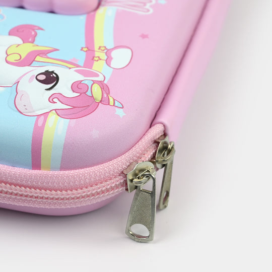 Stationery Pencil Pouch with Built-in Calculator