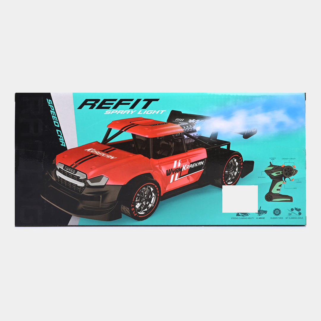 Remote Control Spray Model Car | Orange