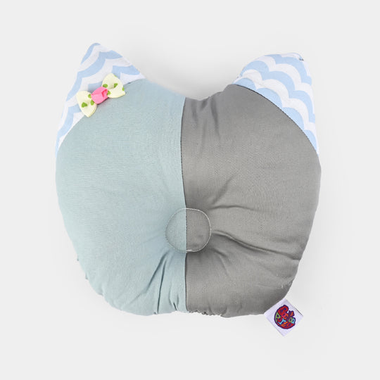 Baby Round Ear Pillow | Gray