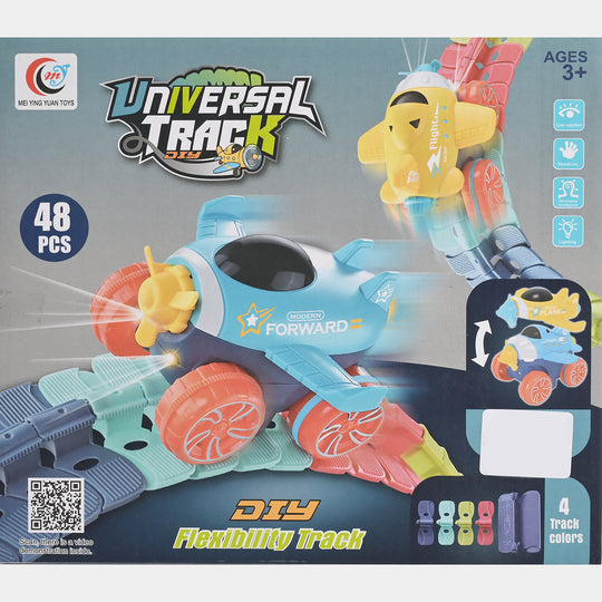 UNIVERSAL TRACK PUZZLE ROLLER COASTER TOY