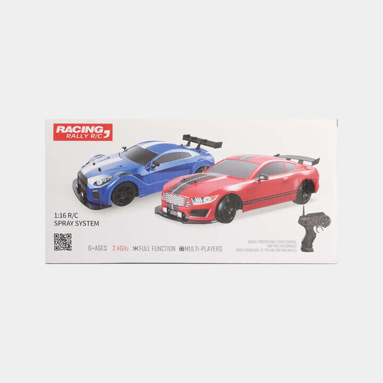 Racing Rally Remote Control 1:16 Spray System Drift Car