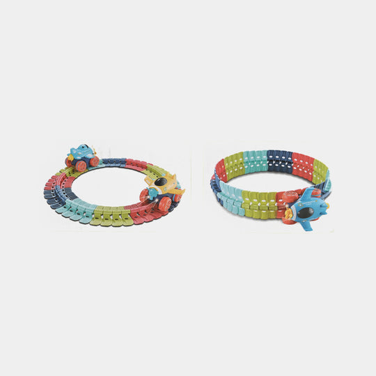 UNIVERSAL TRACK PUZZLE ROLLER COASTER TOY
