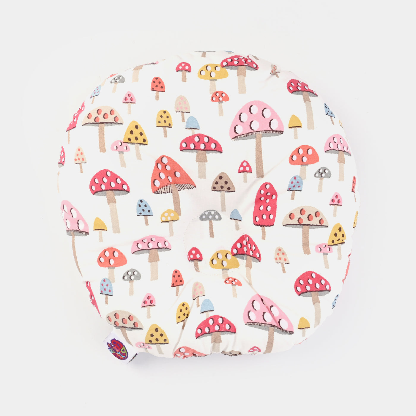 BP Baby Round Pillow Multi Tree