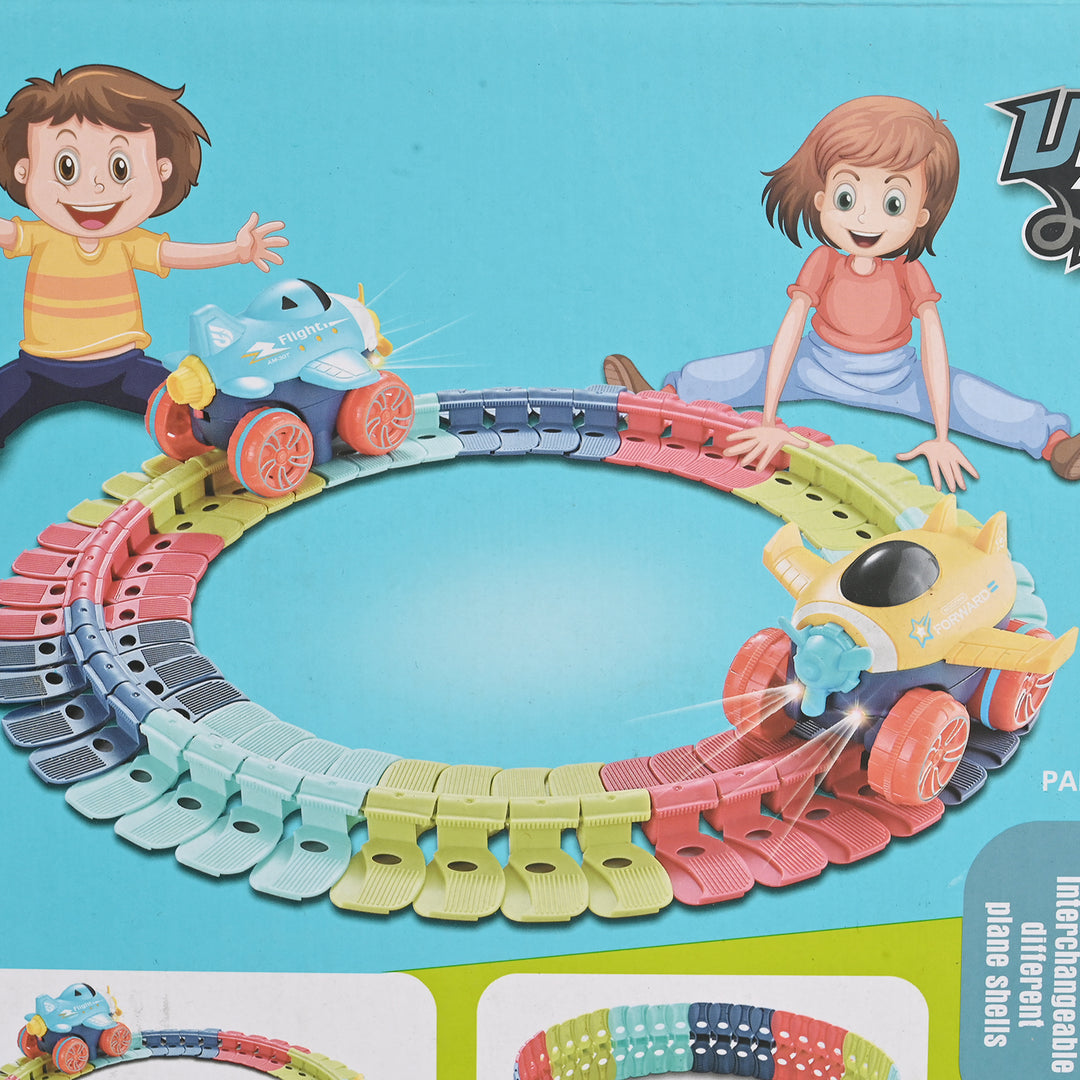 UNIVERSAL TRACK PUZZLE ROLLER COASTER TOY