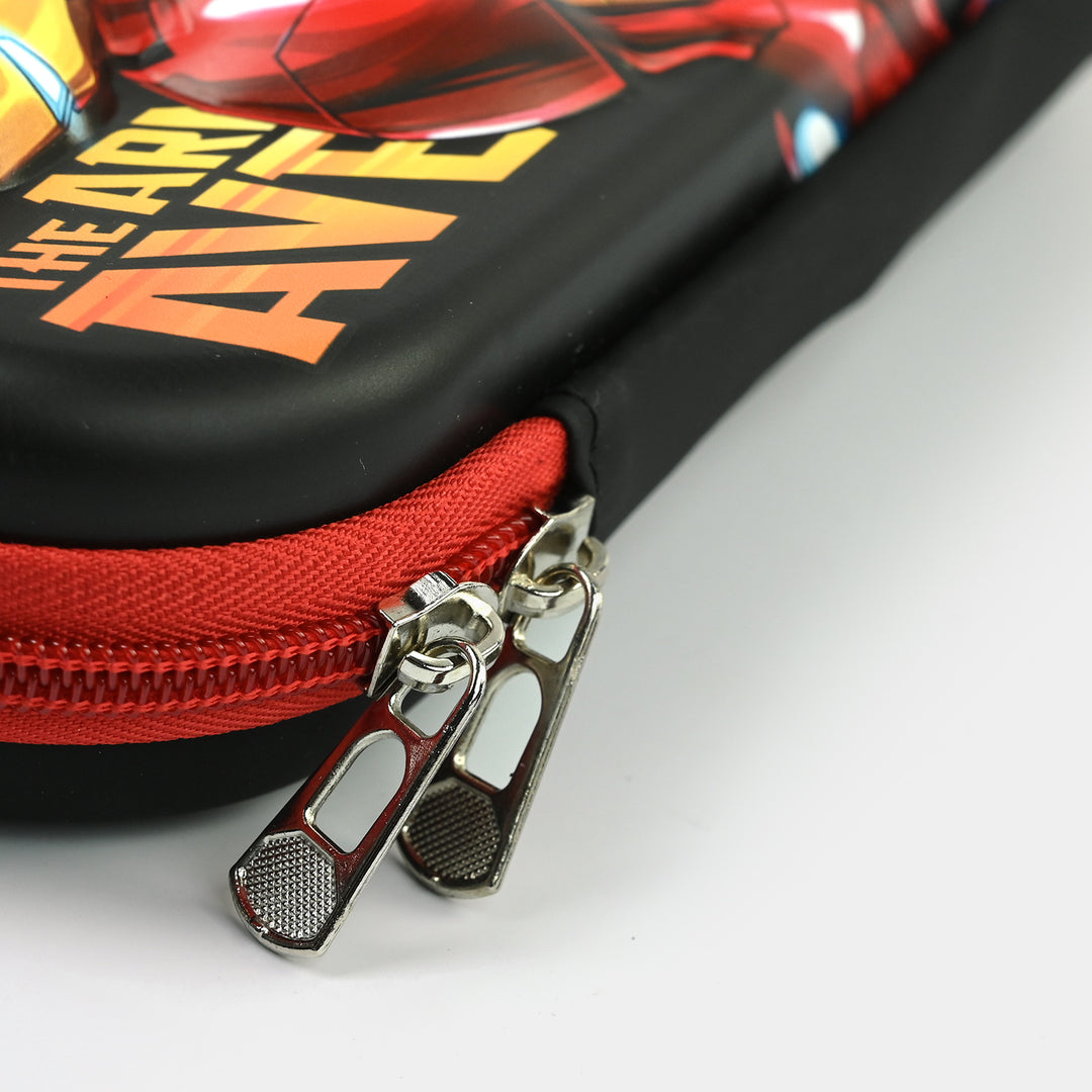 Stationery Pencil Pouch with Built-in Calculator