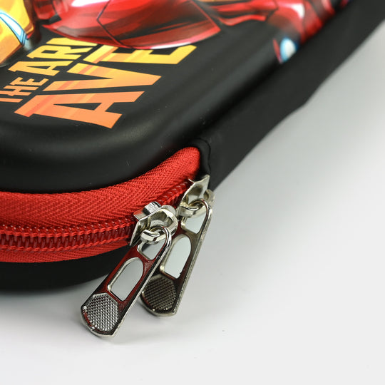 Stationery Pencil Pouch with Built-in Calculator