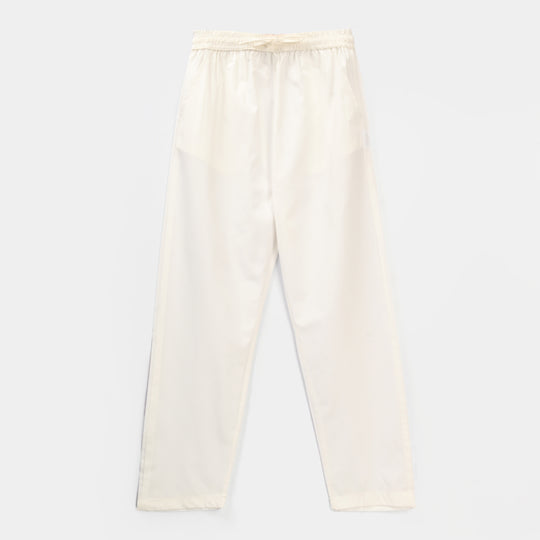 Boys Cotton Pajama -White