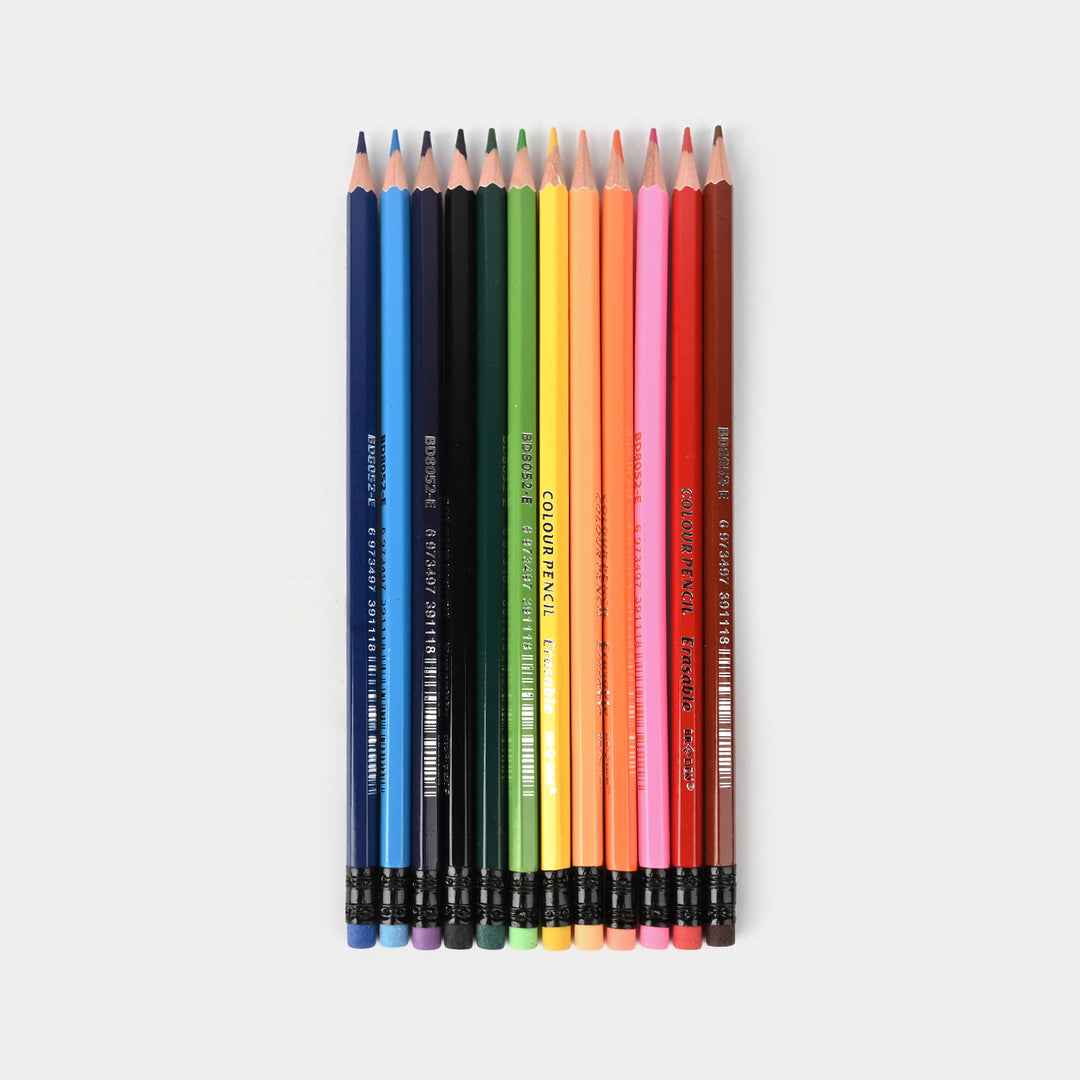 Braden Erasable Colour Pencils | 12PCs