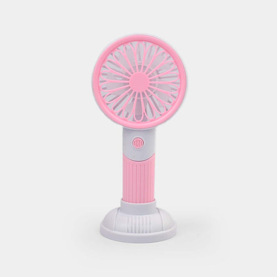 Portable Rechargeable Small Handheld Fan with Night Light and USB Charging
