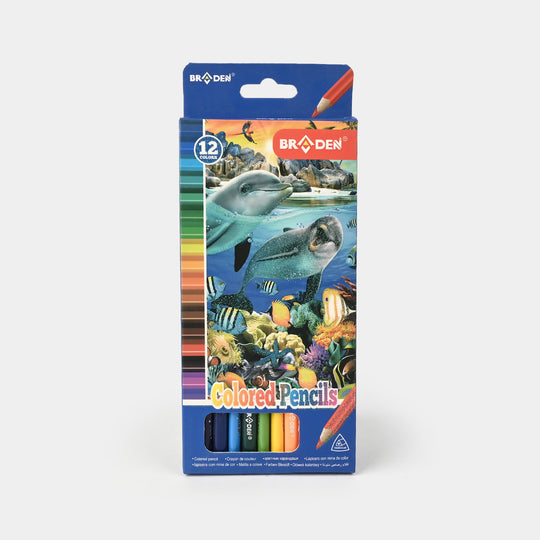 Braden Color Pencils 12PCs For Kids