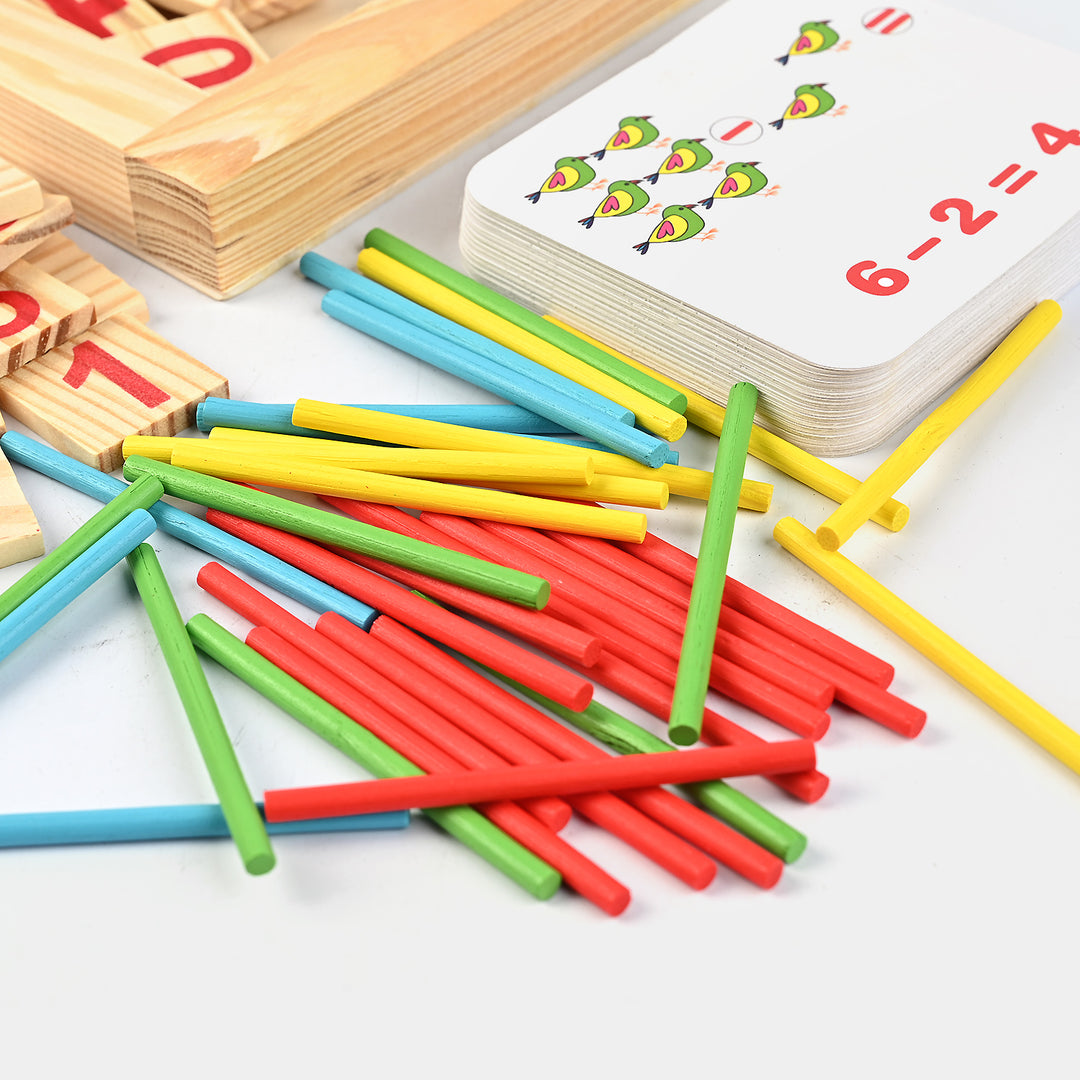 Wooden Teaching Calculation Learning Game for Kids