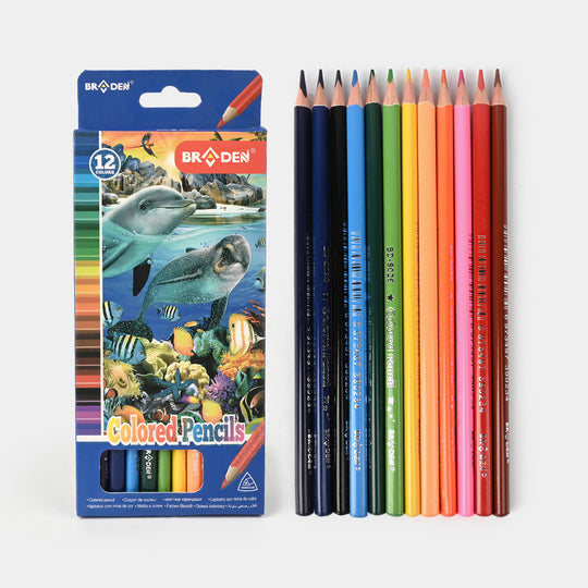 Braden Color Pencils 12PCs For Kids