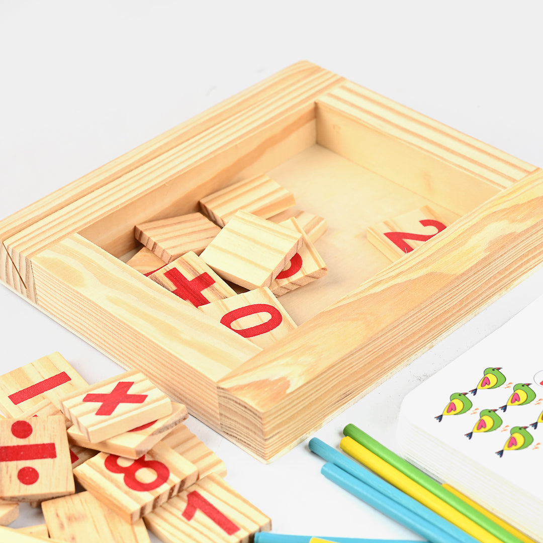 Wooden Teaching Calculation Learning Game for Kids