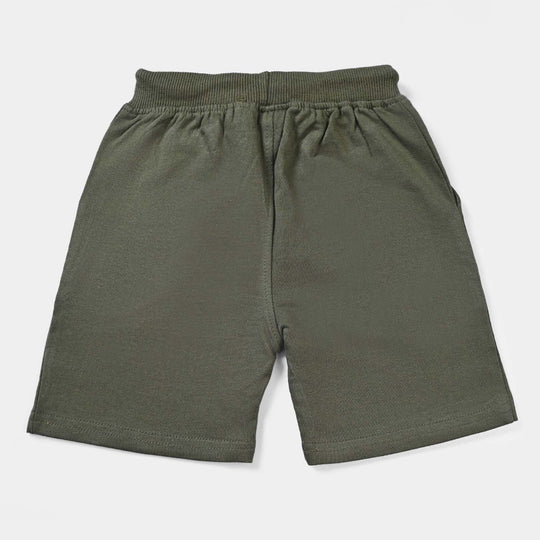 Boys Cotton Terry Jersey Short 82 Start-C.Olive