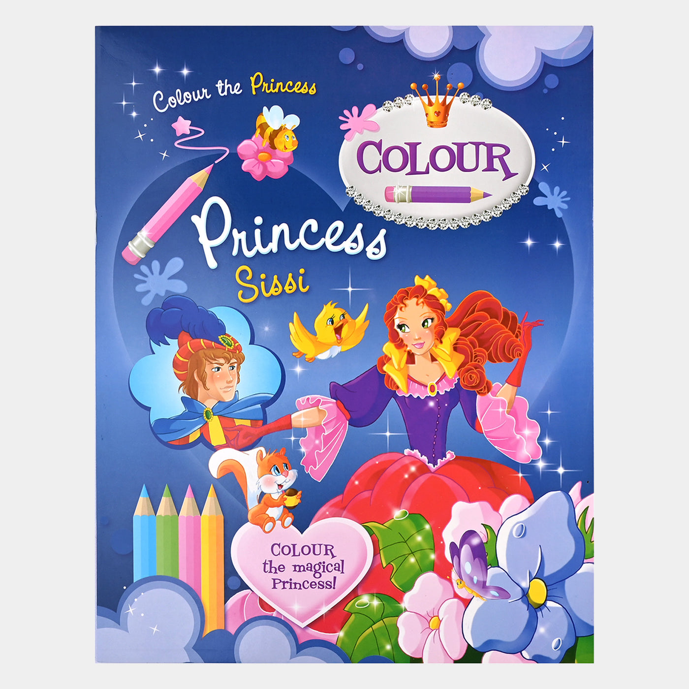 Kids Colour Book The Princes Sissi