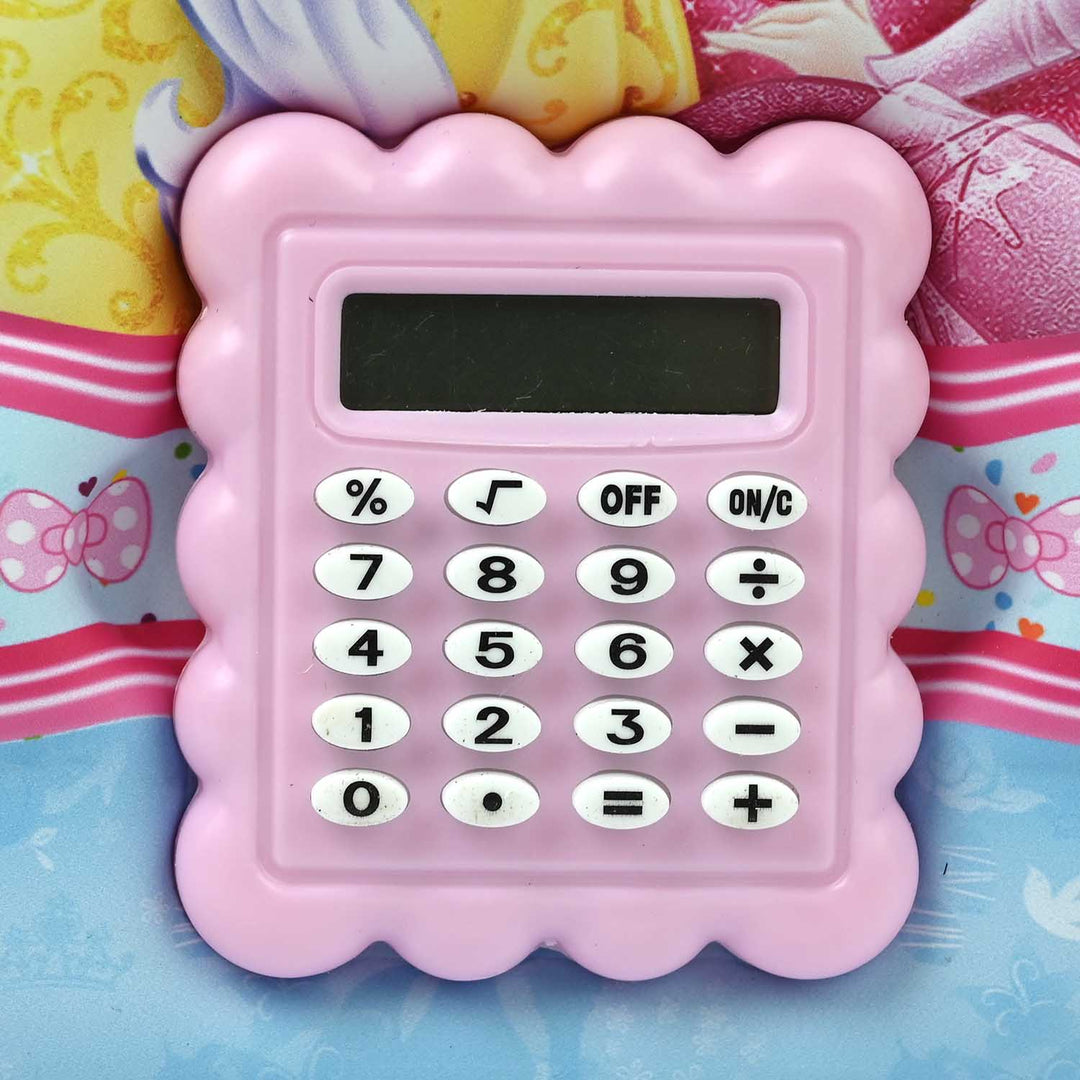 Stationery Pencil Pouch with Built-in Calculator
