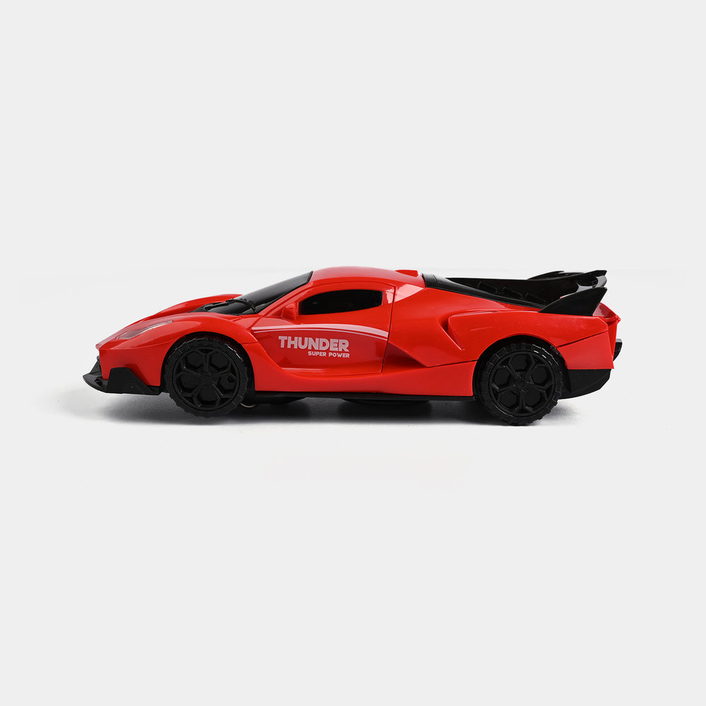 3D Light Show Musical Thunder Power Car for Kids