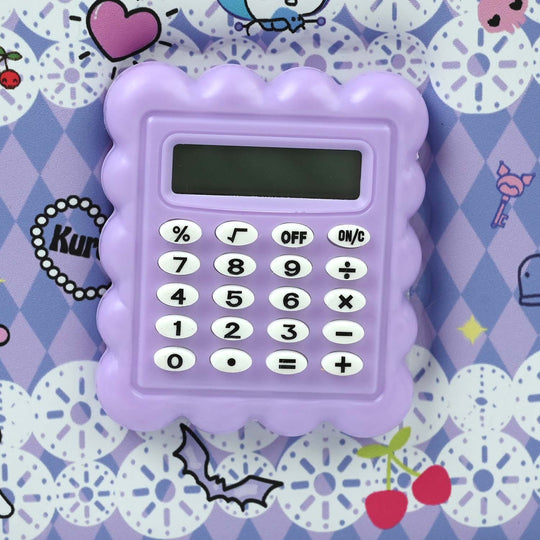 Stationery Pencil Pouch with Built-in Calculator