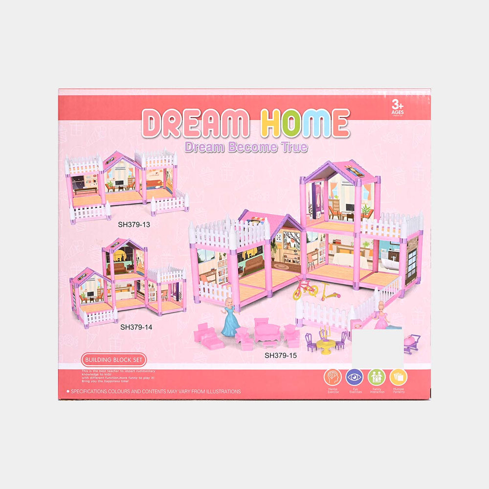 DIY Doll House Play Set | 145PCs