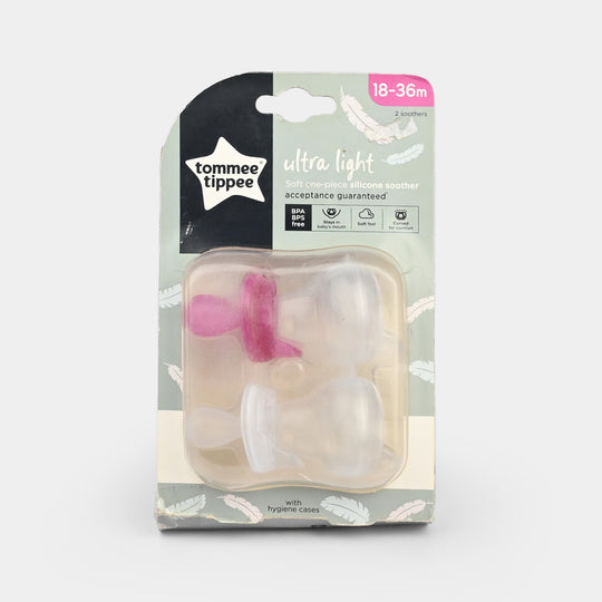 Tommee Tippee Ultra-Light Silicone Twin Pacifier | 18-36M
