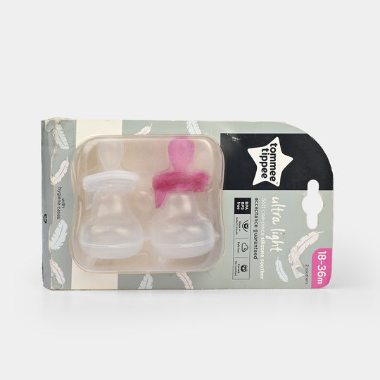 Tommee Tippee Ultra-Light Silicone Twin Pacifier | 18-36M