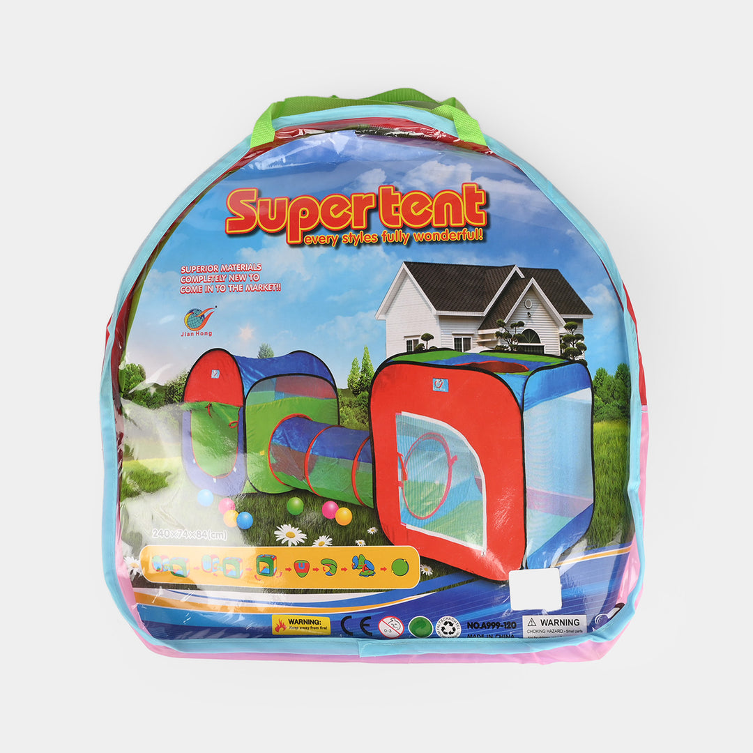 Kids Play Tent Tunnel Set