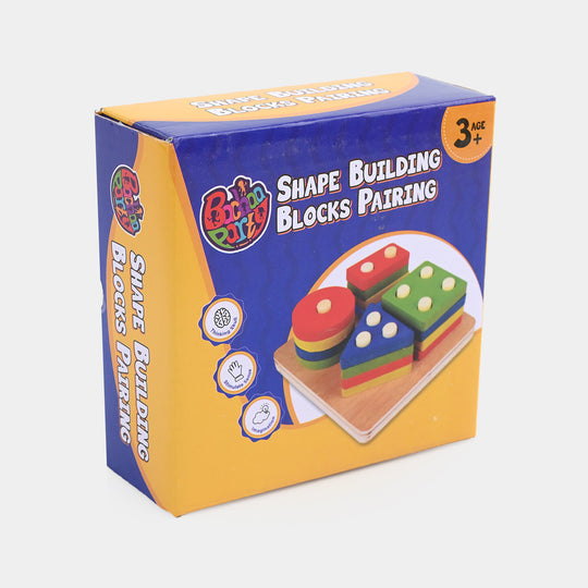 Multi Shape Building Blocks Wooden Toy