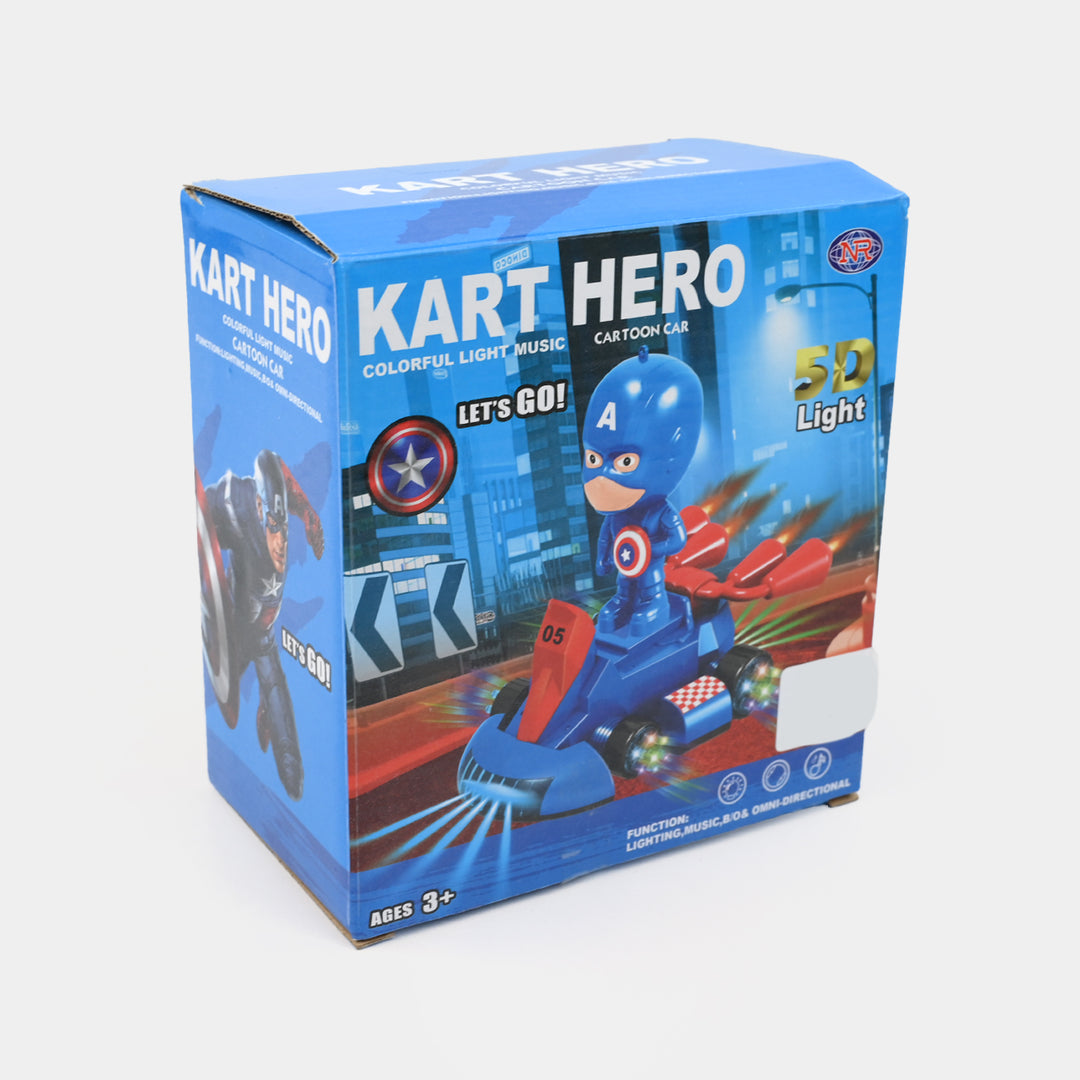 Kart Car City Hero 5D Light & Sound