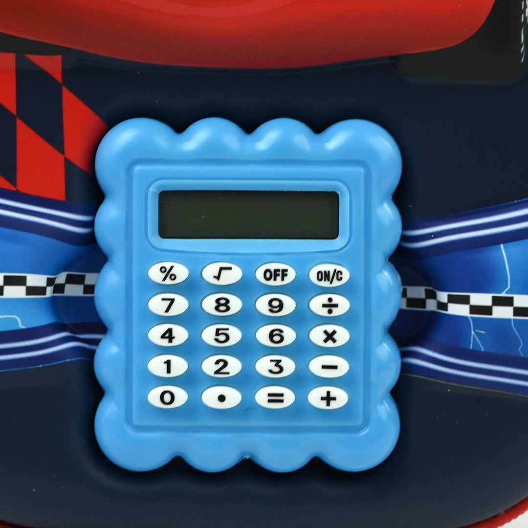 Stationery Pencil Pouch with Built-in Calculator